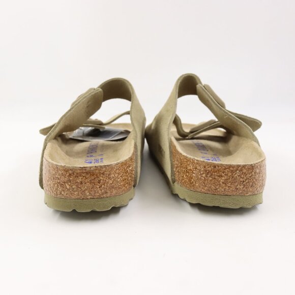 NIDB Birkenstock Arizona Soft Footbed Suede Sandals in Faded Khaki EU Size 41 - Picture 5 of 12